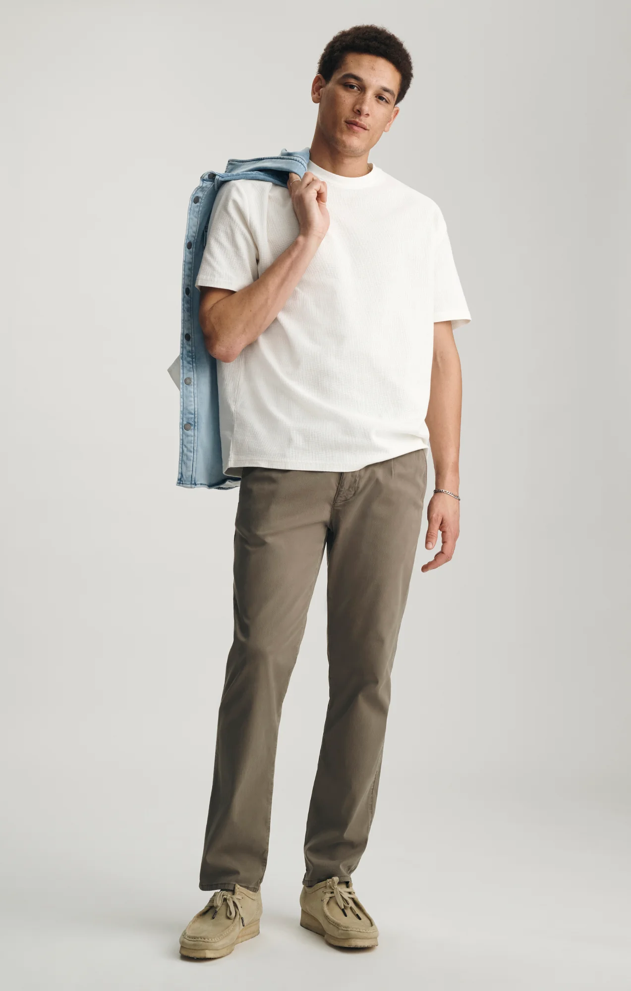 WILL PLEATED STRAIGHT CHINO IN PINE CITY