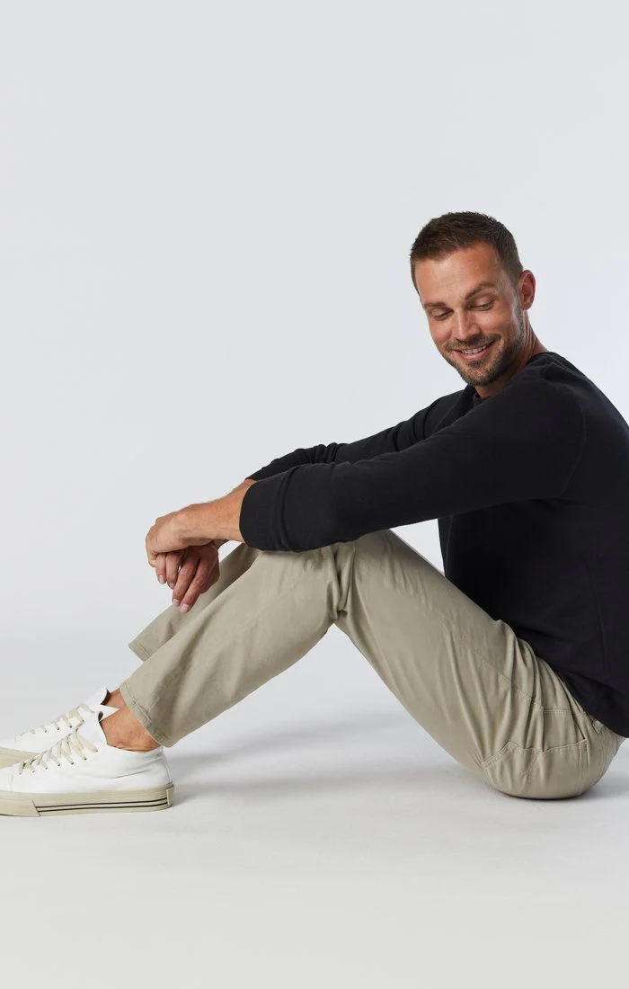 ZACH STRAIGHT LEG IN BEIGE TWILL - Image 6