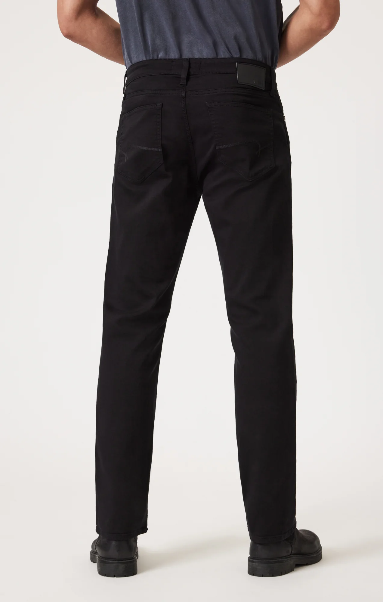 ZACH STRAIGHT LEG IN BLACK FEATHER BLUE - Image 6