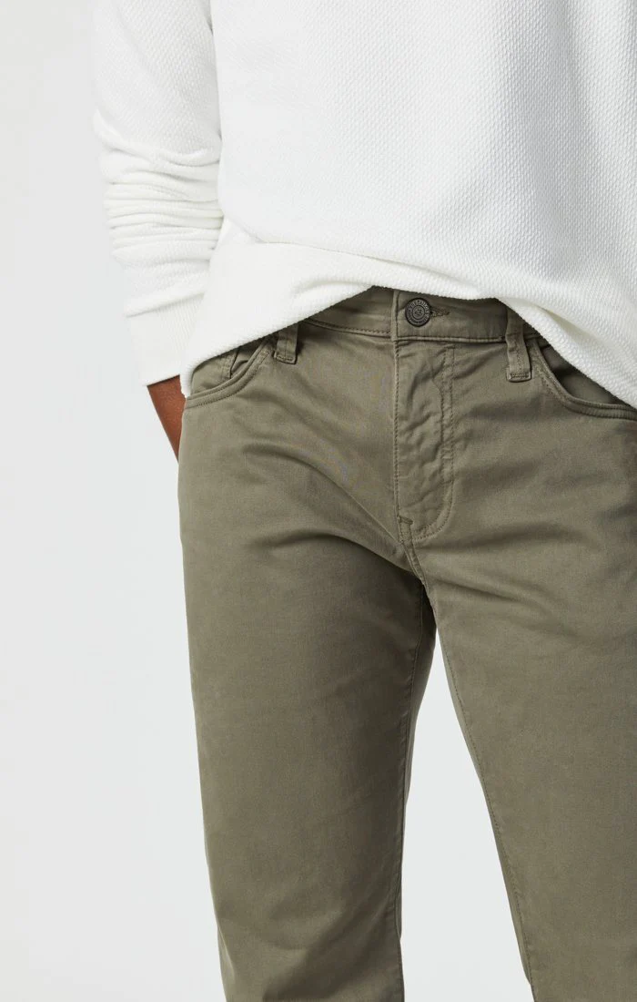 ZACH STRAIGHT LEG IN DUSTY OLIVE TWILL - Image 6