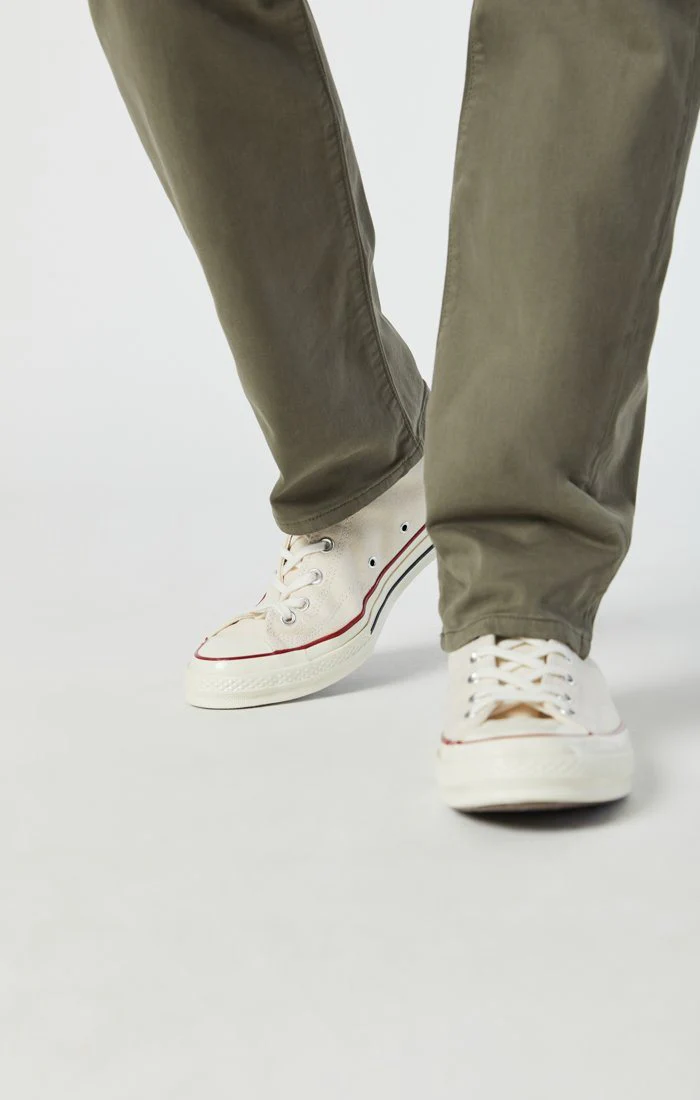 ZACH STRAIGHT LEG IN DUSTY OLIVE TWILL - Image 7