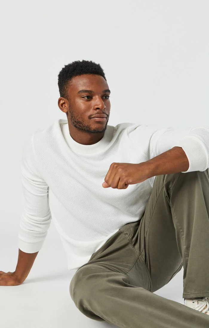 ZACH STRAIGHT LEG IN DUSTY OLIVE TWILL - Image 8