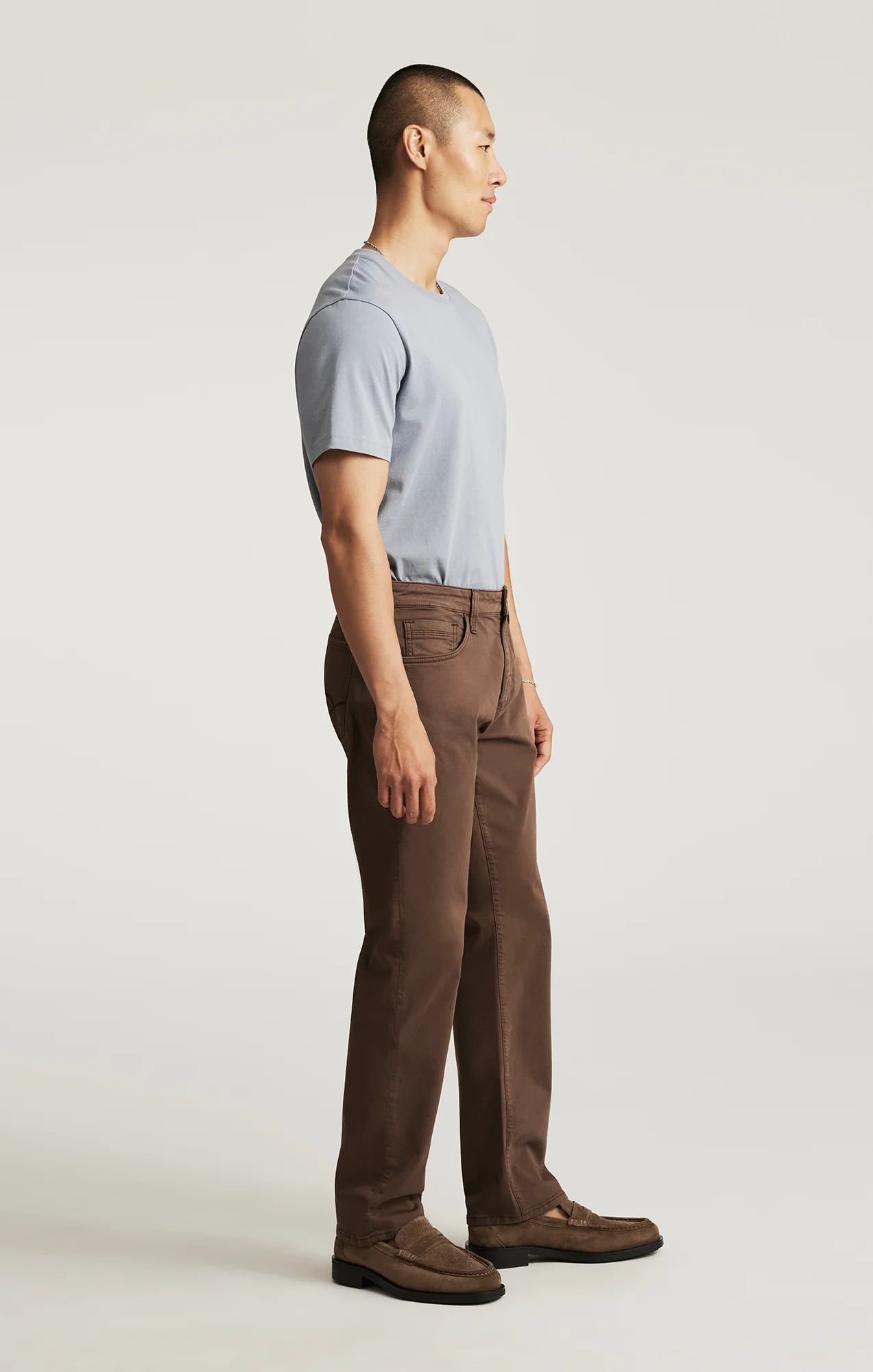 ZACH STRAIGHT LEG IN MOCHA TWILL - Image 2