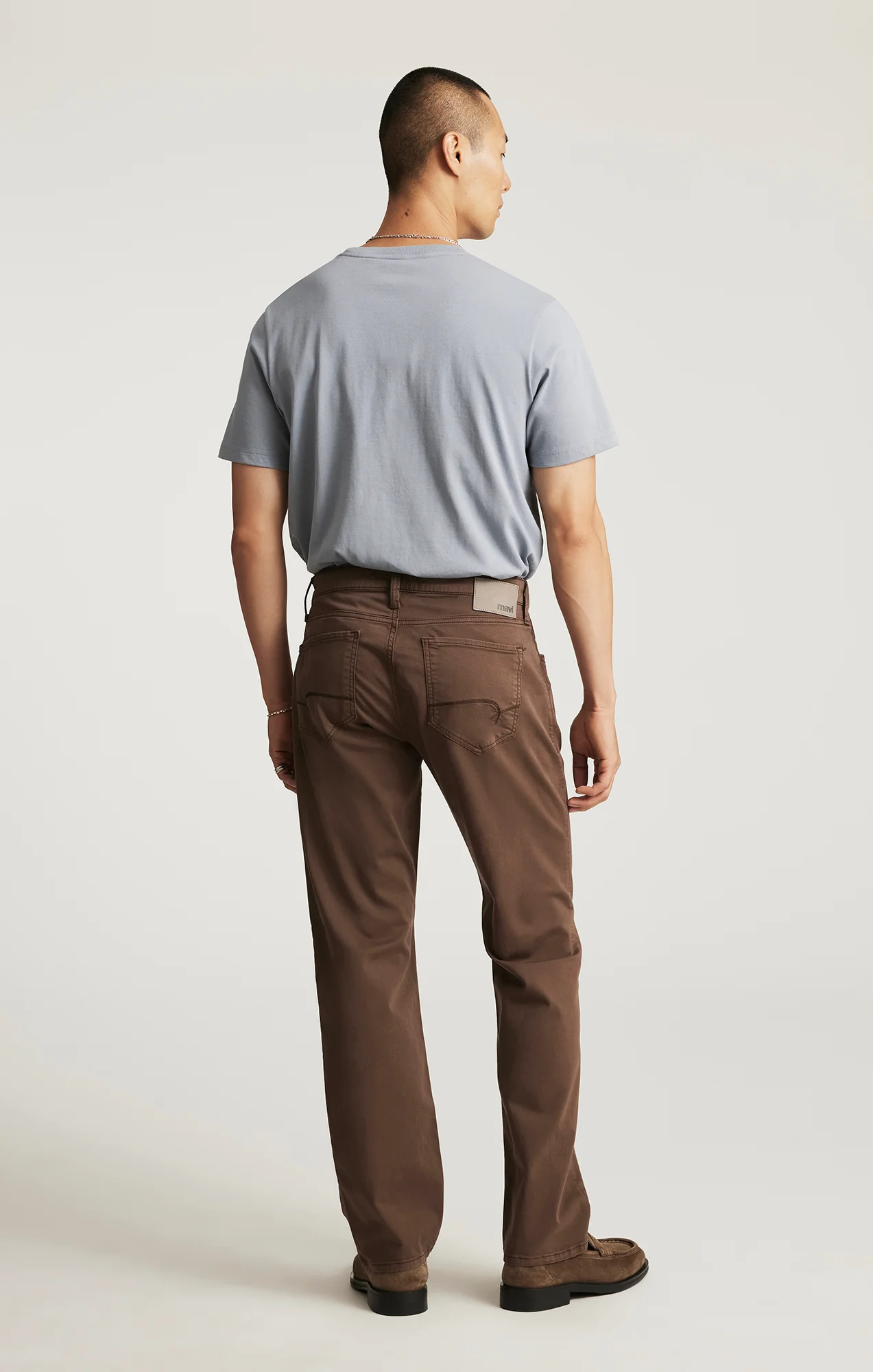 ZACH STRAIGHT LEG IN MOCHA TWILL - Image 3