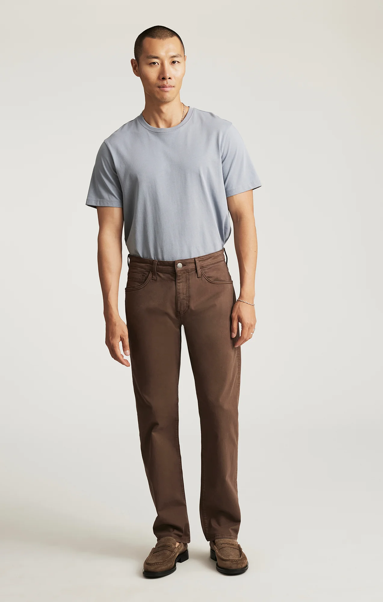 ZACH STRAIGHT LEG IN MOCHA TWILL - Image 4