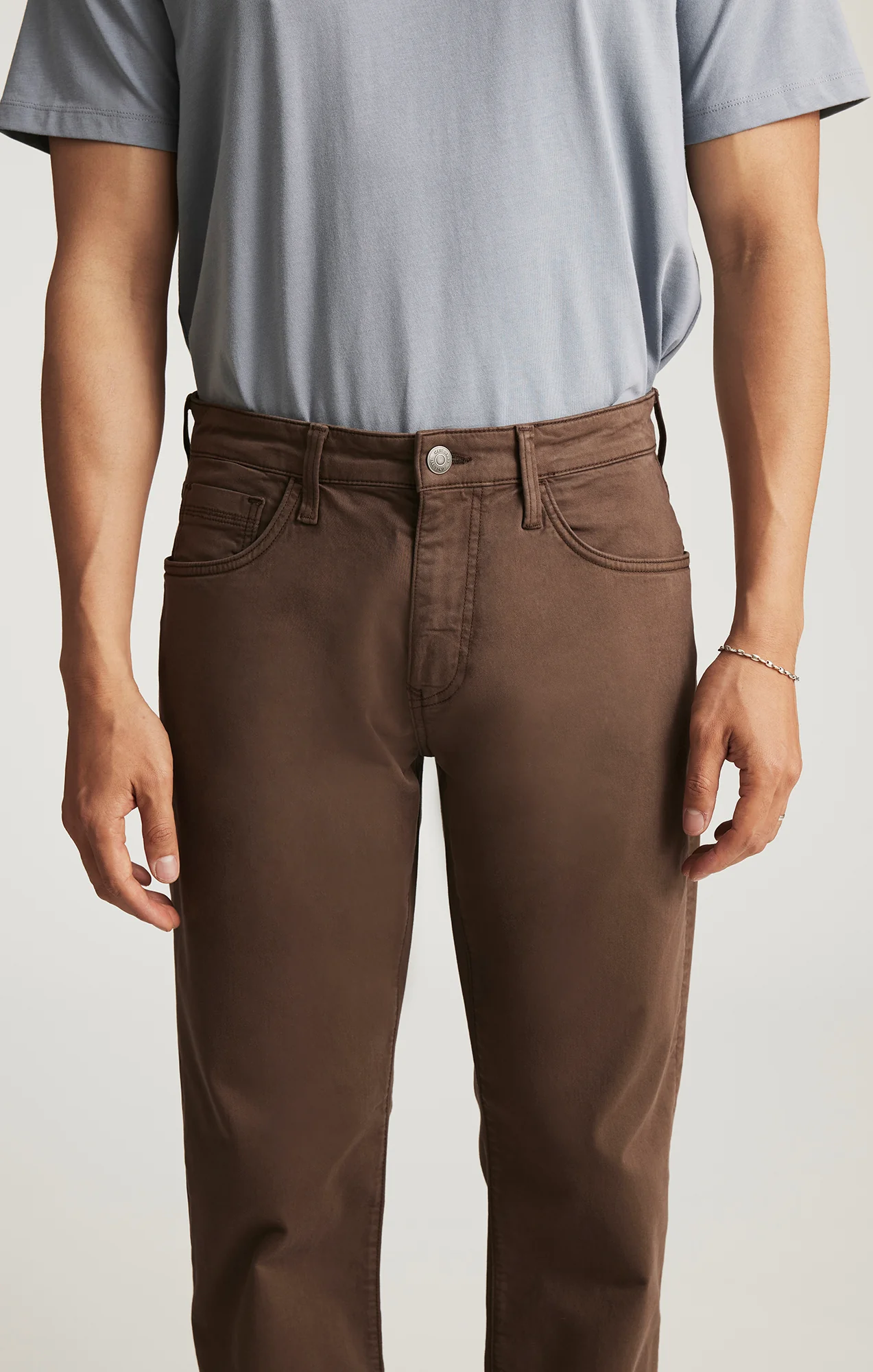 ZACH STRAIGHT LEG IN MOCHA TWILL - Image 5
