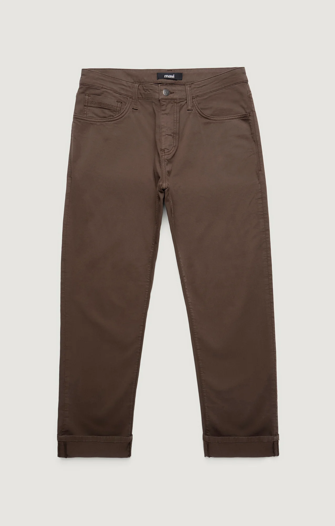 ZACH STRAIGHT LEG IN MOCHA TWILL - Image 7