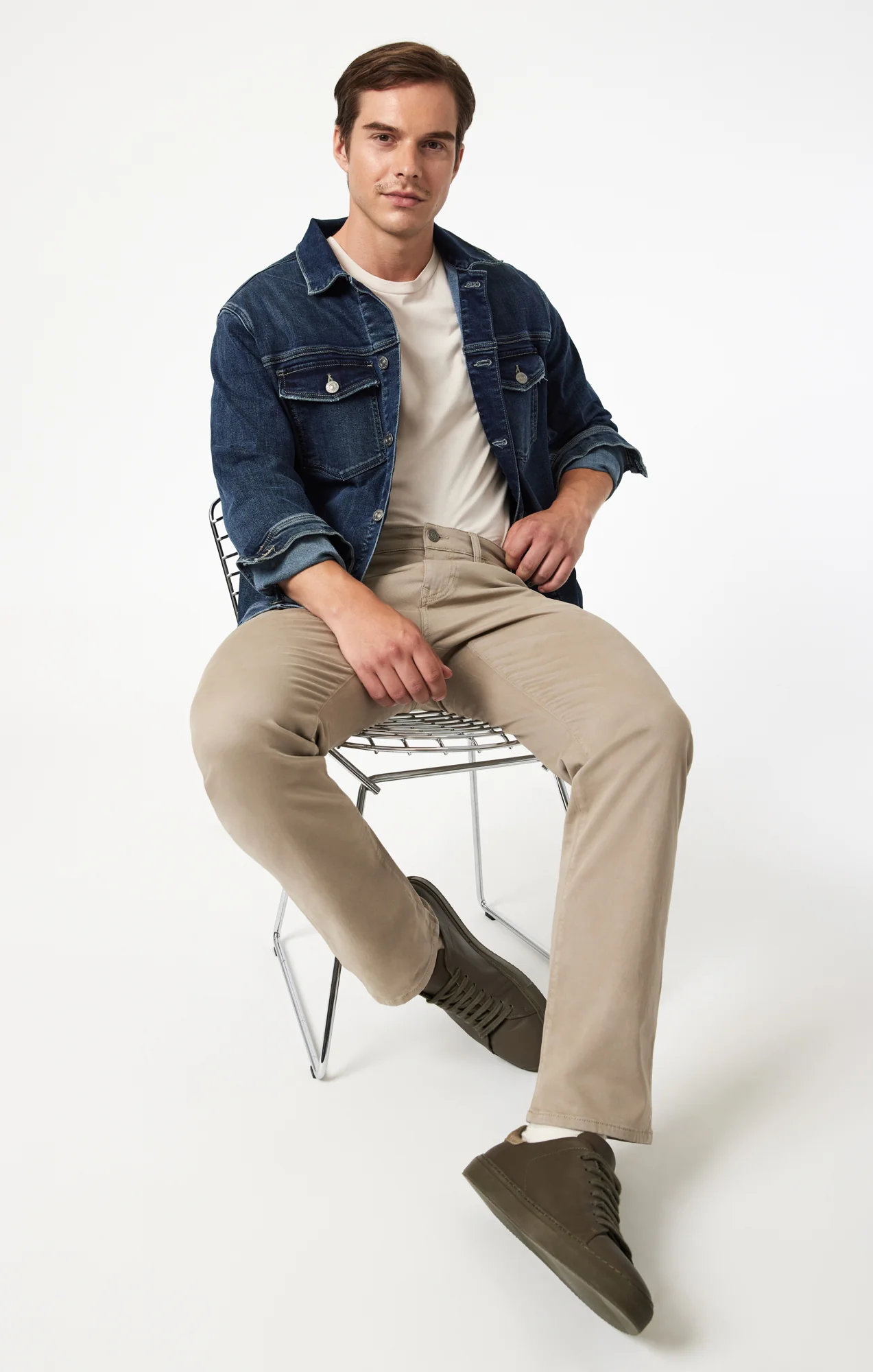 ZACH STRAIGHT LEG IN SAND CASUAL TWILL - Image 8