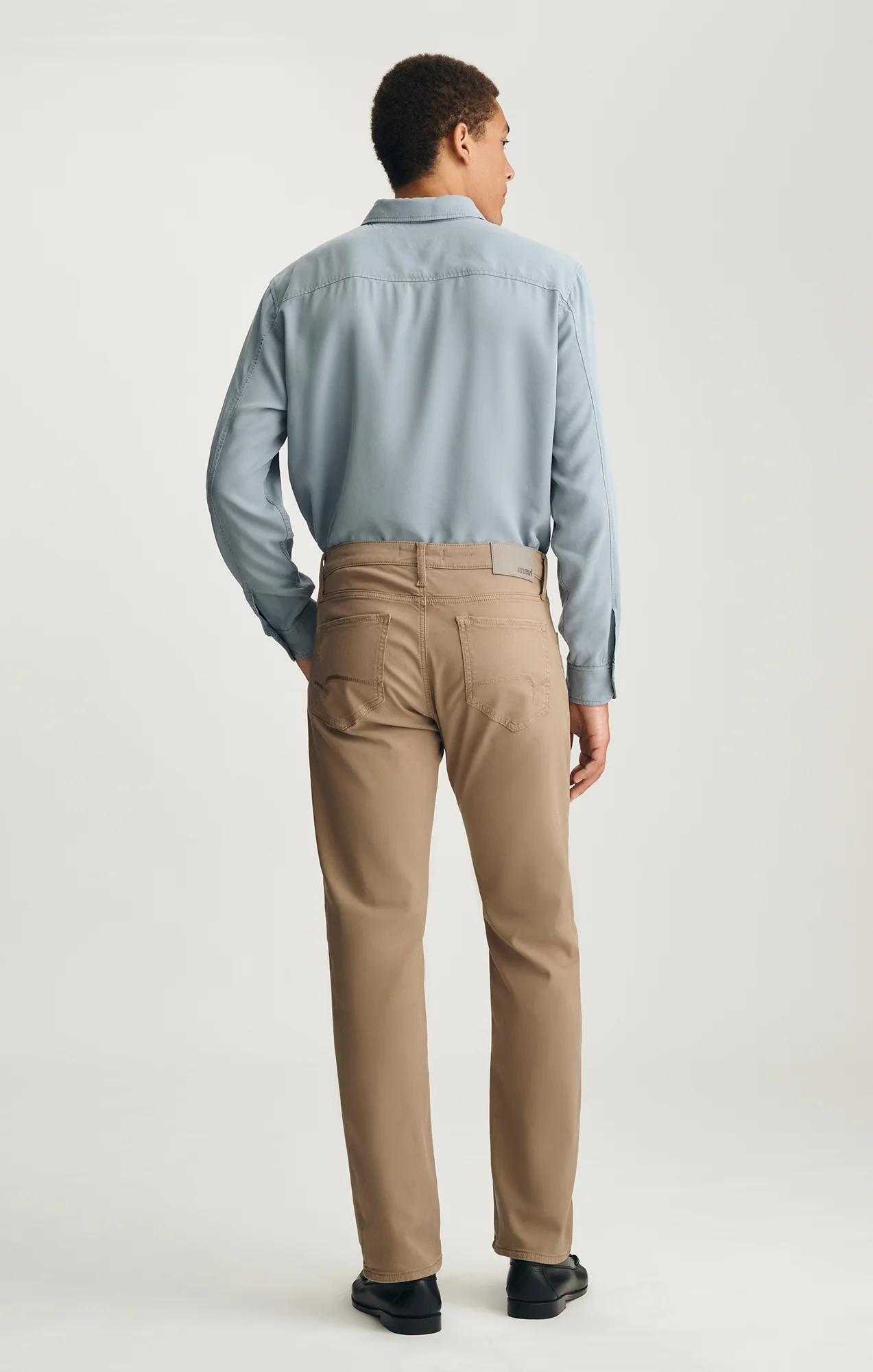 ZACH STRAIGHT LEG IN SHITAKE LUXE TWILL - Image 2