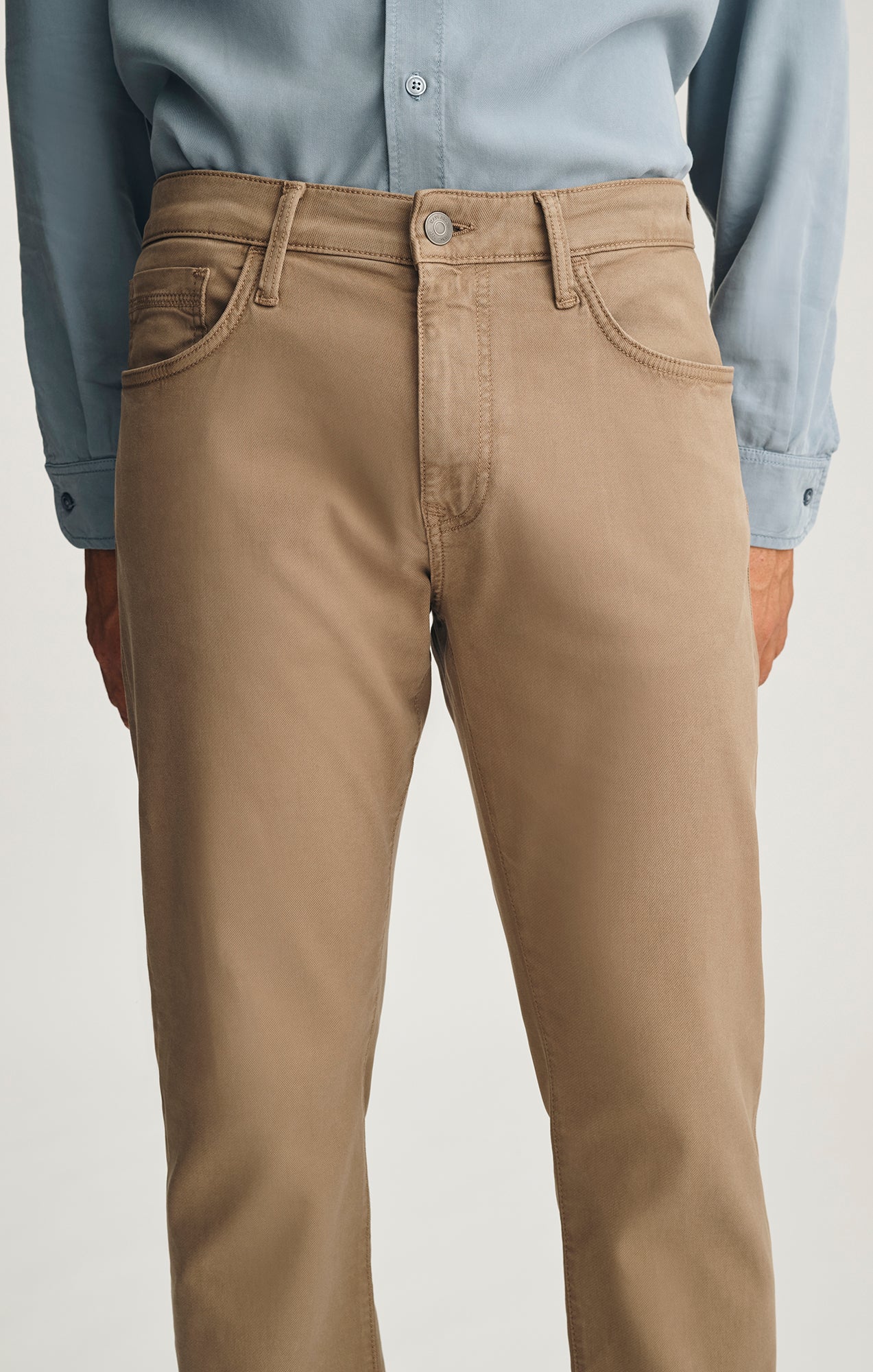 ZACH STRAIGHT LEG IN SHITAKE LUXE TWILL - Image 4