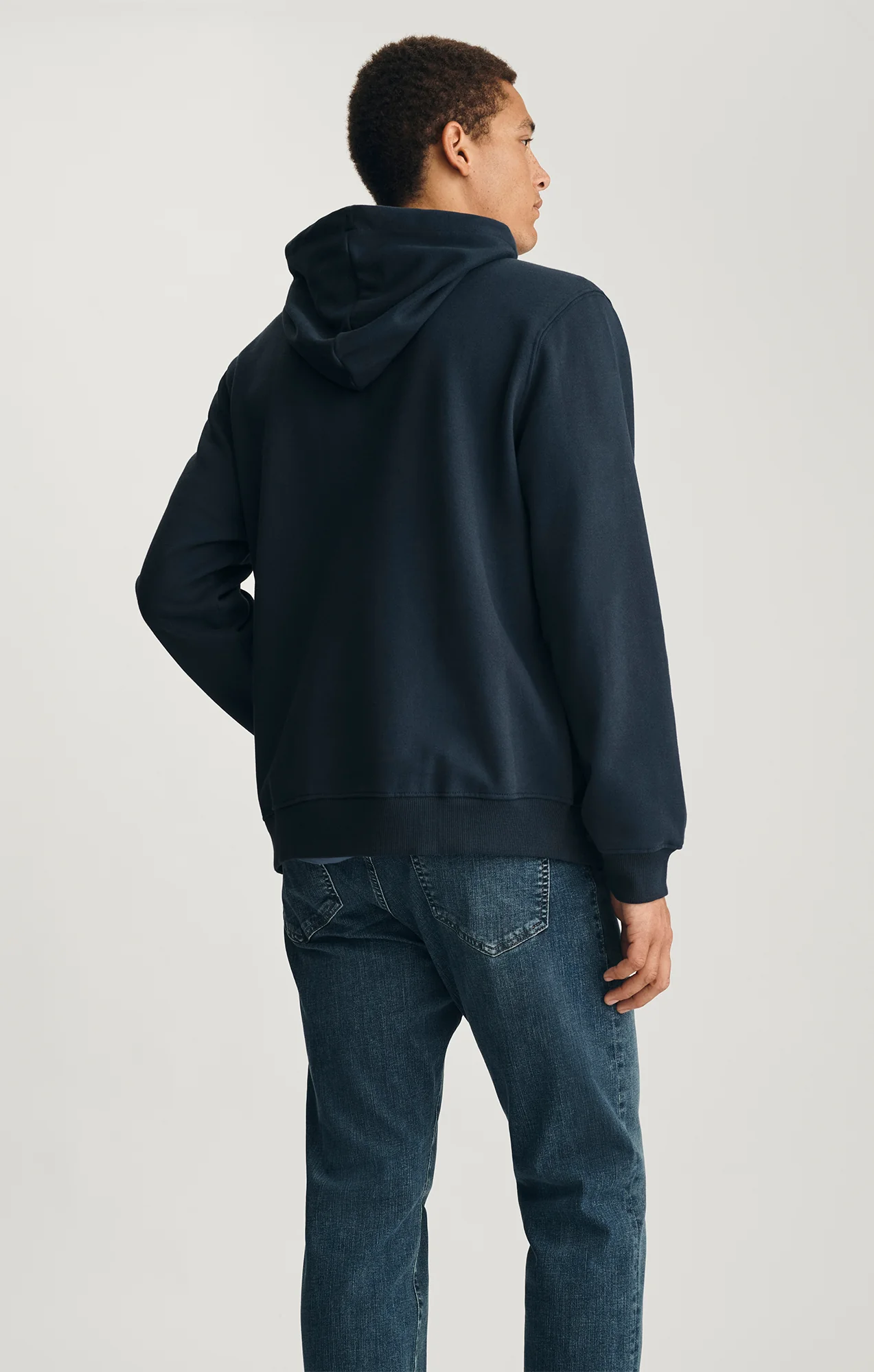 FULL ZIP HOODIE IN TOTAL ECLIPSE - Image 2