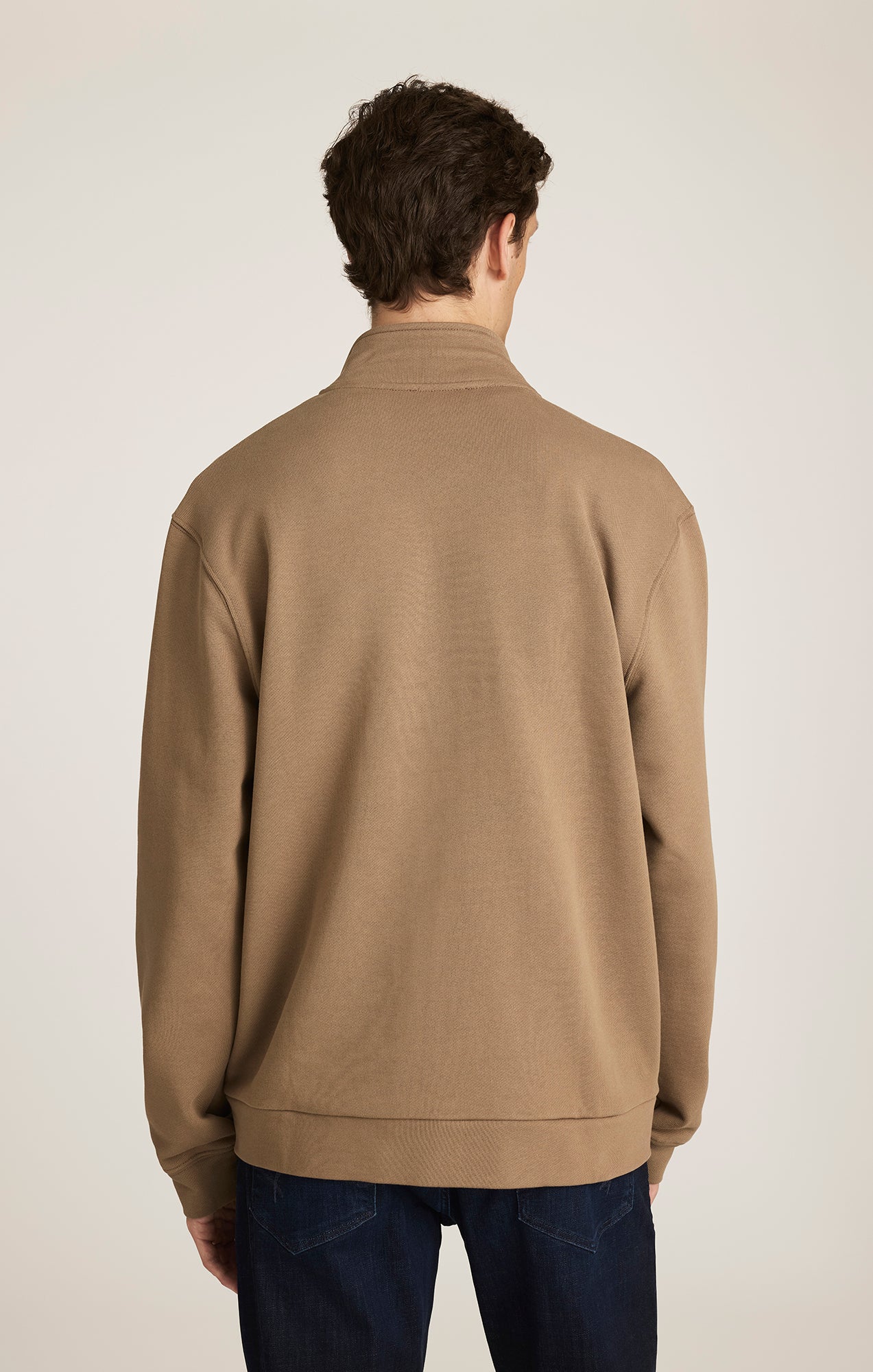 EDITION FULL ZIP SWEATSHIRT IN SHITAKE - Image 2